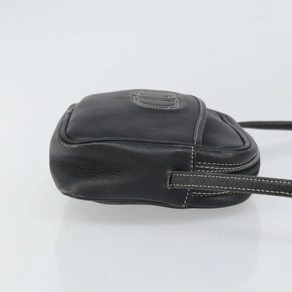 Christian Dior CD Shoulder bag Leather, Navy, Leather, Shoulder Bag