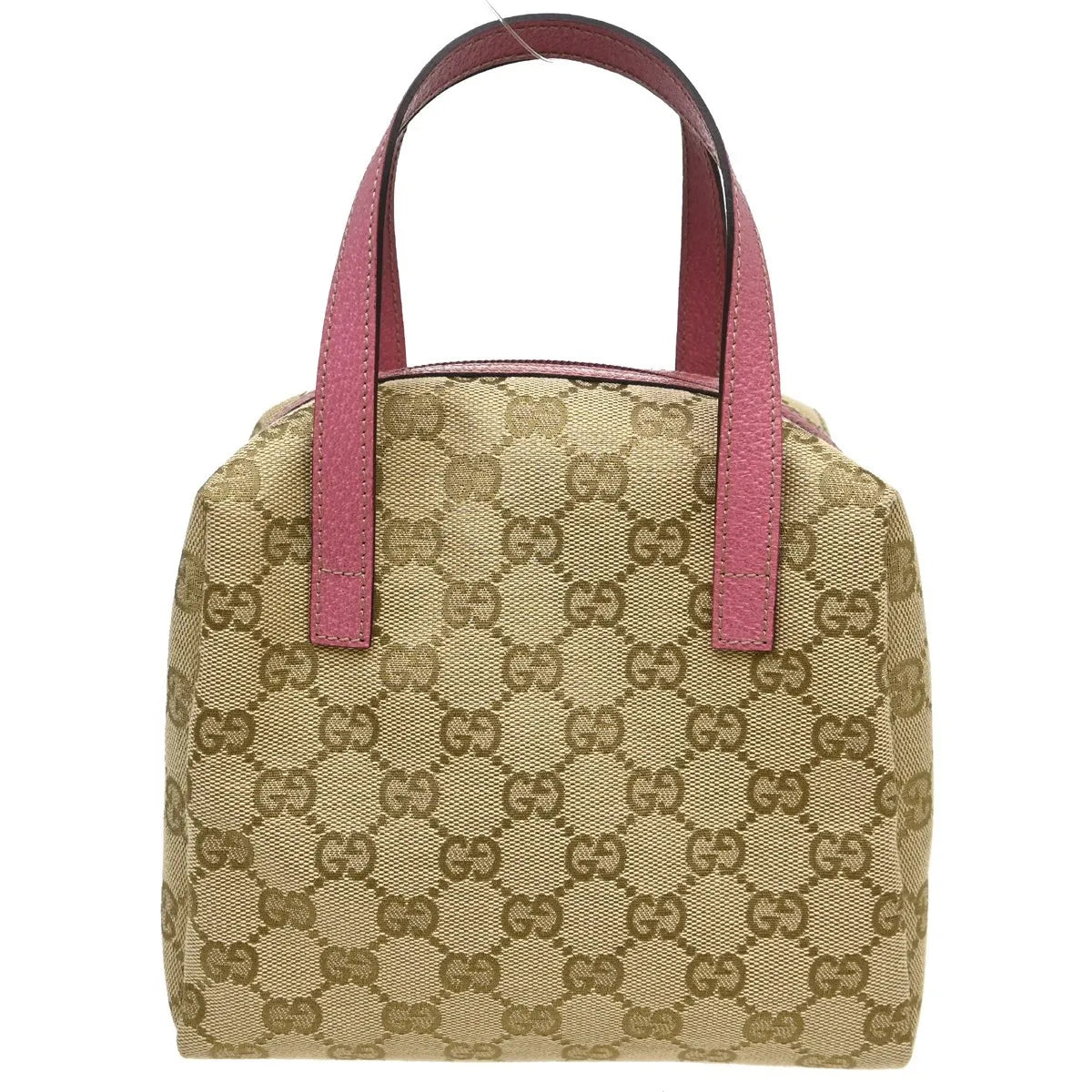 Gucci Zip Around Bowling GG Canvas, Beige, Canvas, Handbag