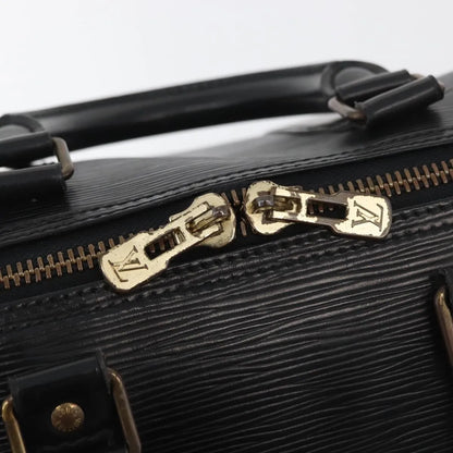 Louis Vuitton Keepall Epi Leather, Black, Leather, Travel Bag