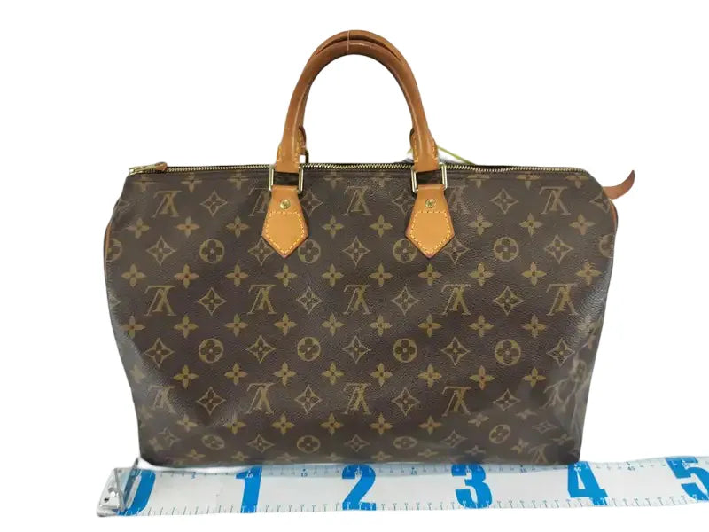 Louis Vuitton Speedy Monogram Canvas, Brown, Canvas, Handbag