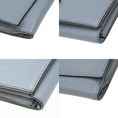 Fendi Peekaboo Leather, Blue, Leather, Wallet