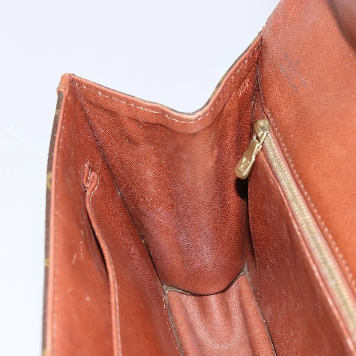 Louis Vuitton Dame Pochette Monogram Canvas, Brown, Canvas, Clutch