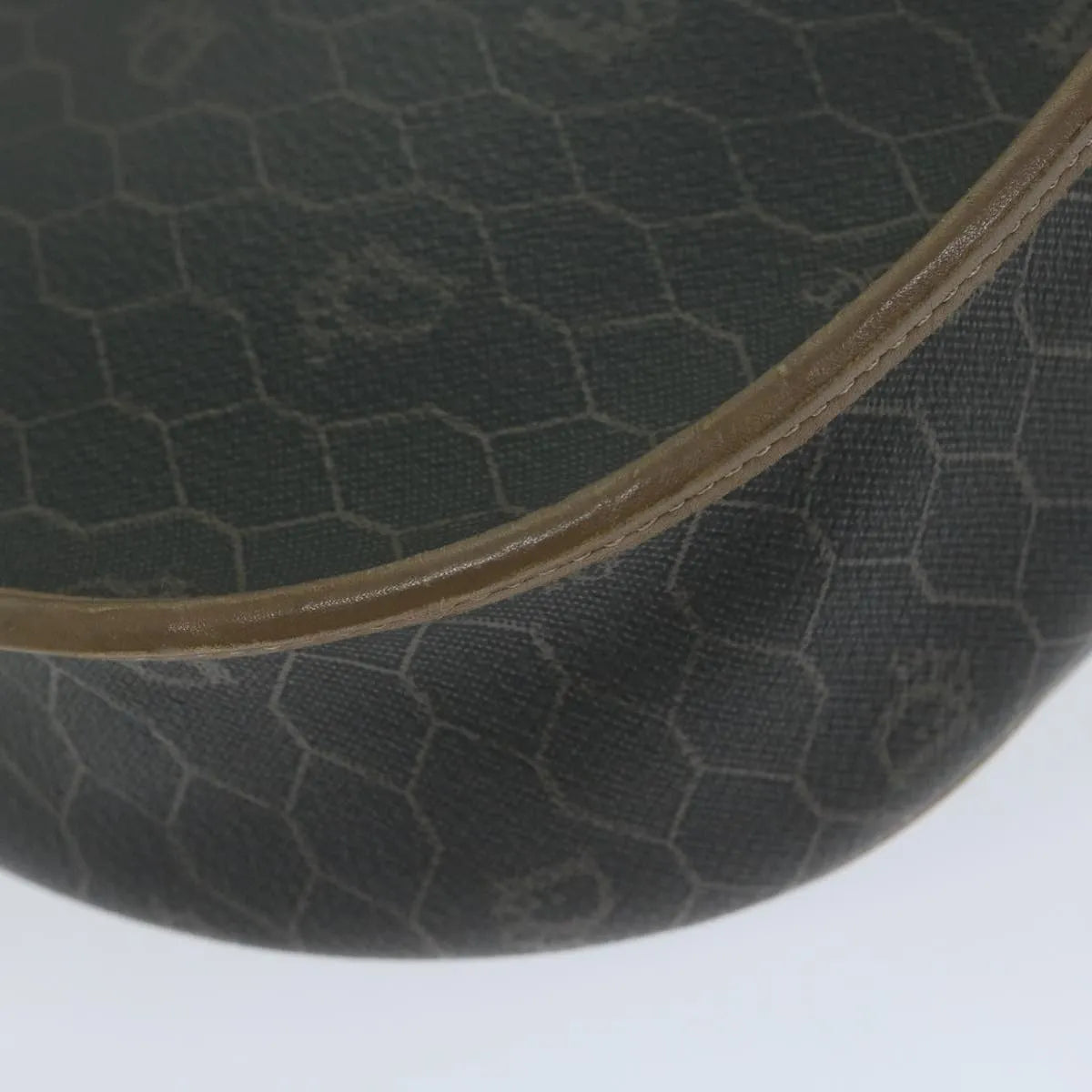 Christian Dior Vintage CD Flap Canvas, Black, Canvas, Shoulder Bag
