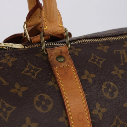 Louis Vuitton Keepall Monogram, Brown, Canvas, Travel Bag