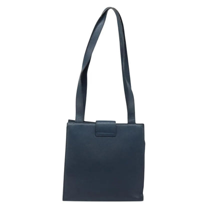 Celine Vintage Leather, Navy, Leather, Shoulder Bag