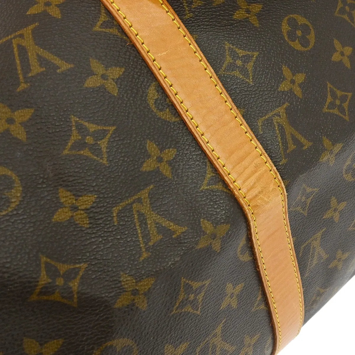 Louis Vuitton Keepall Monogram, Brown, Canvas, Travel Bag