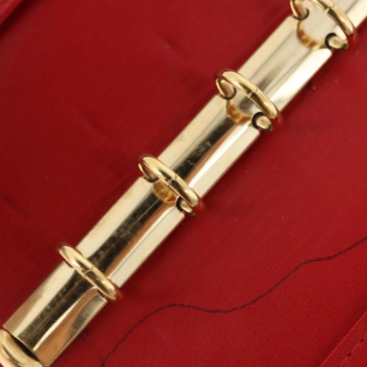 Louis Vuitton Agenda Cover Patent, Red, Patent Leather, Clutch