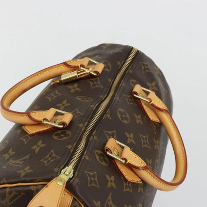 Louis Vuitton Speedy Monogram Canvas, Brown, Canvas, Handbag