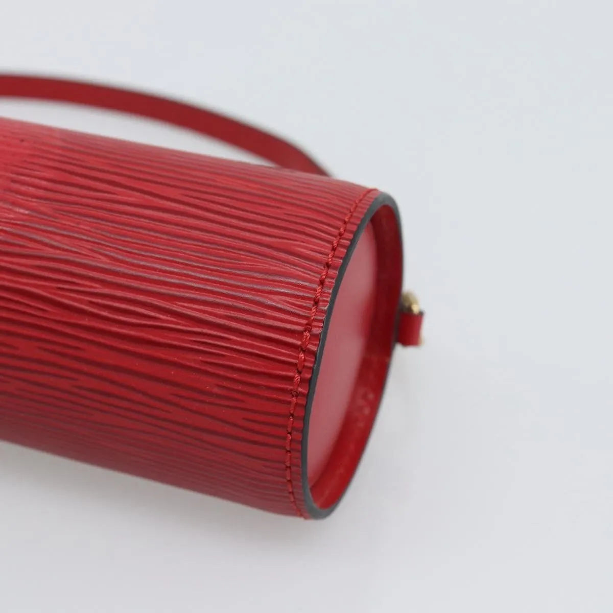 Louis Vuitton Soufflot Pochette Epi Leather, Red, Leather, Clutch