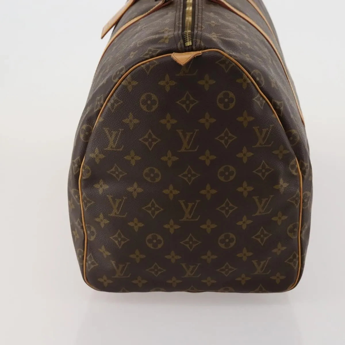 Louis Vuitton Keepall Monogram Canvas, Brown, Canvas, Travel Bag