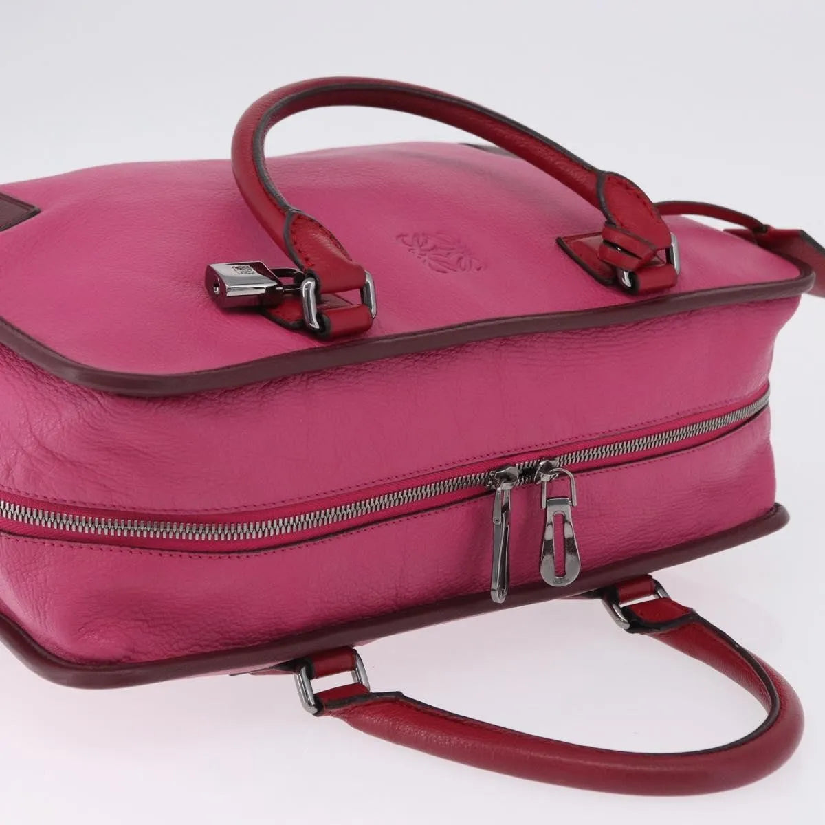 Loewe Amazona Leather, Pink, Leather, Handbag