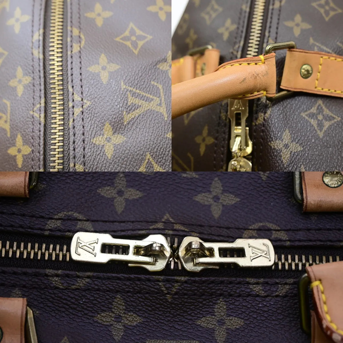 Louis Vuitton Keepall Bandouliere Monogram Canvas, Brown, Canvas, Travel Bag