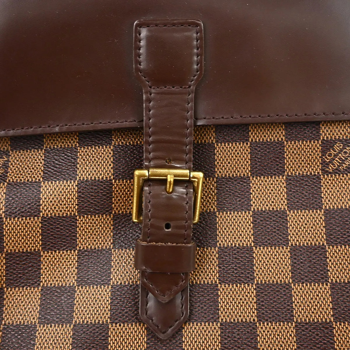 Louis Vuitton Soho Damier, Brown, Canvas, Backpack