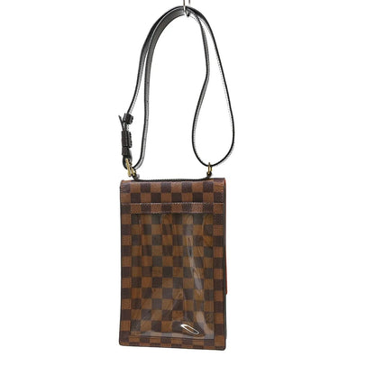 Louis Vuitton Portobello Messenger Damier, Brown, Canvas, Shoulder Bag