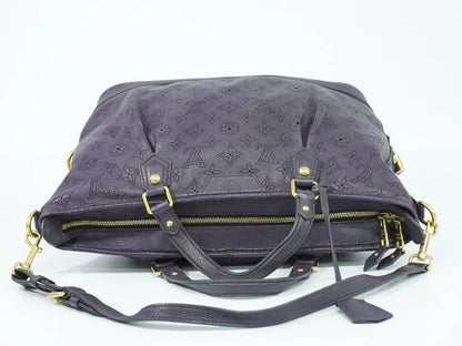 Louis Vuitton Stellar Mahina Leather, Purple, Leather, Handbag