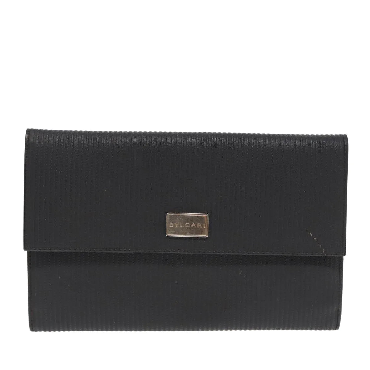 Bvlgari Clutch PVC Leather, Black, PVC, Clutch