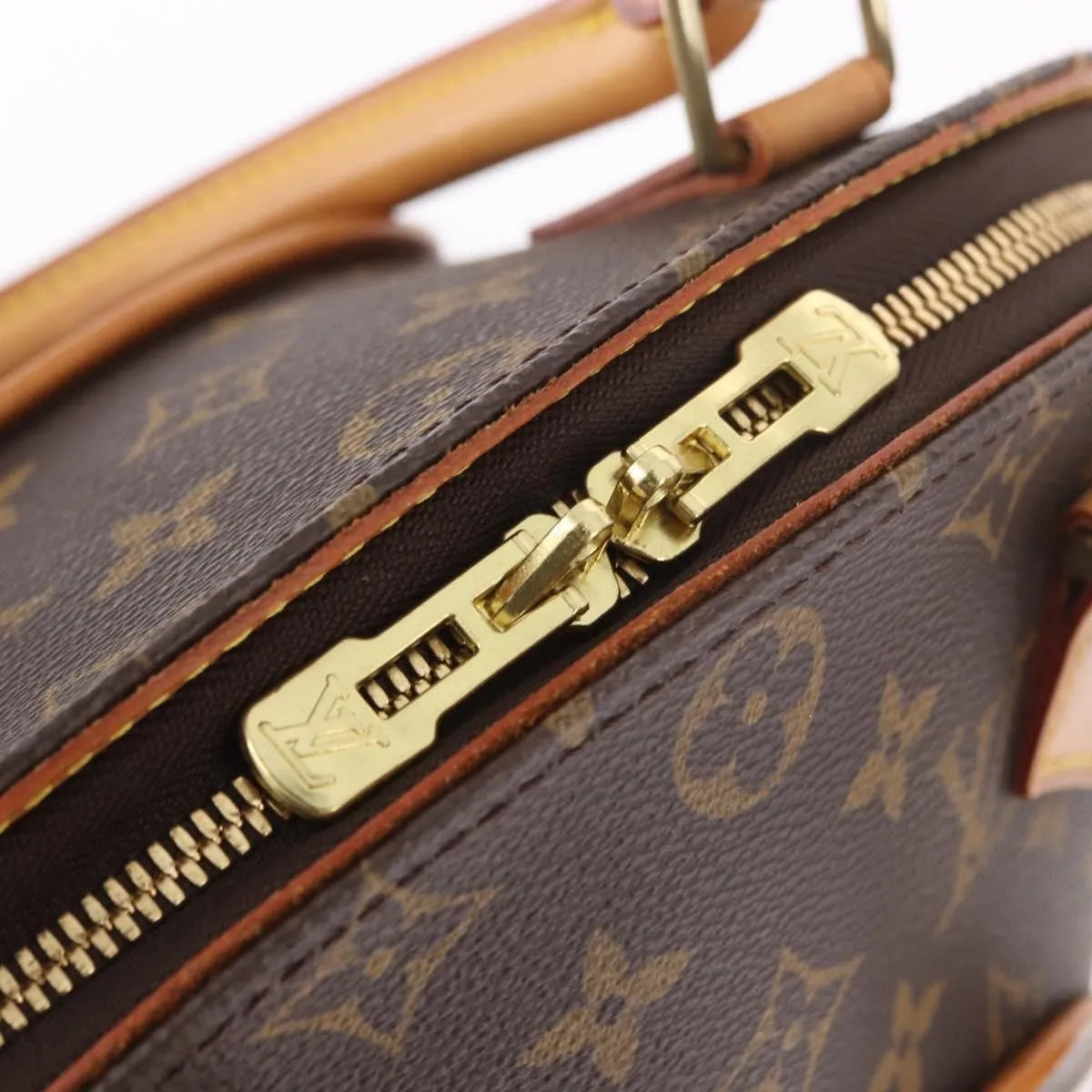 Louis Vuitton Ellipse Monogram, Brown, Canvas, Handbag