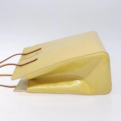 Louis Vuitton Catalina Monogram Vernis, Yellow, Patent Leather, Tote Bag