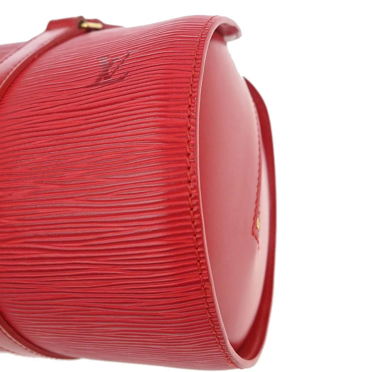 Louis Vuitton Soufflot Epi Leather, Red, Leather, Handbag