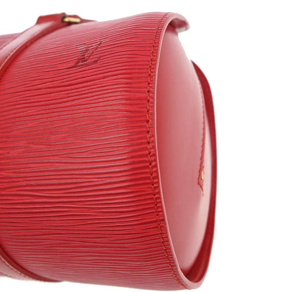 Louis Vuitton Soufflot Epi Leather, Red, Leather, Handbag