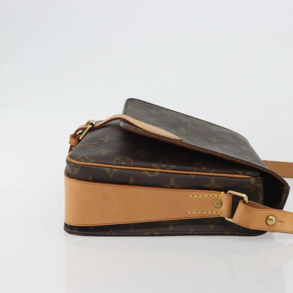 Louis Vuitton Cartouchiere Monogram Canvas, Brown, Canvas, Shoulder Bag