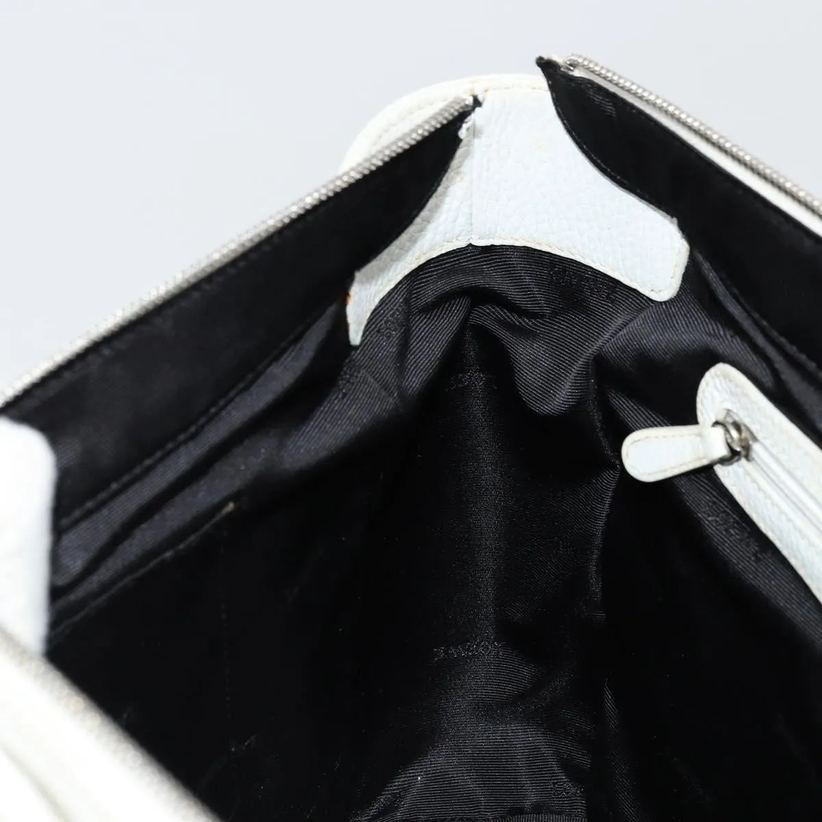 Loewe Senda Leather, White, Leather, Handbag