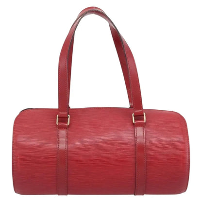 Louis Vuitton Soufflot Epi Leather, Red, Leather, Handbag