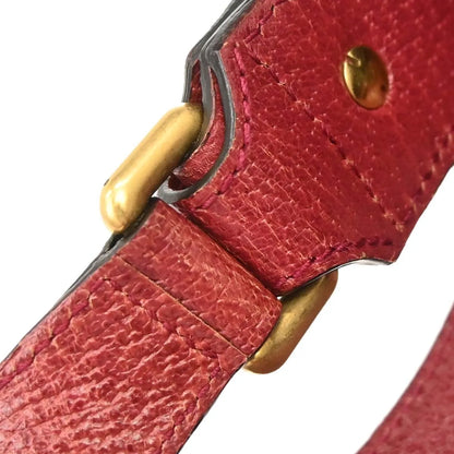 Gucci Horsebit Web Flap GG Canvas and white leather, Pink, Canvas, Shoulder Bag