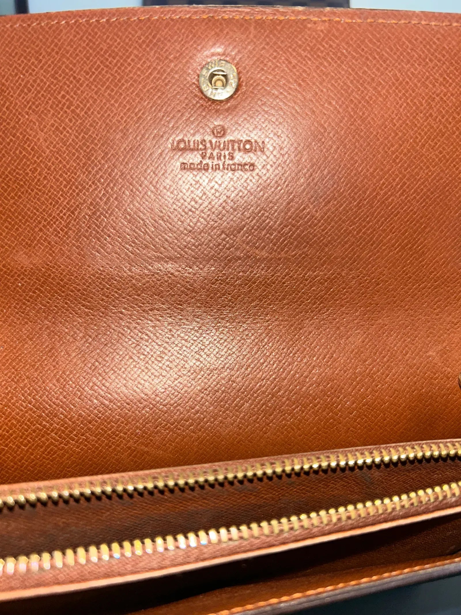 Louis Vuitton Portefeuille Sarah Monogram Canvas, Brown, Canvas, Wallet