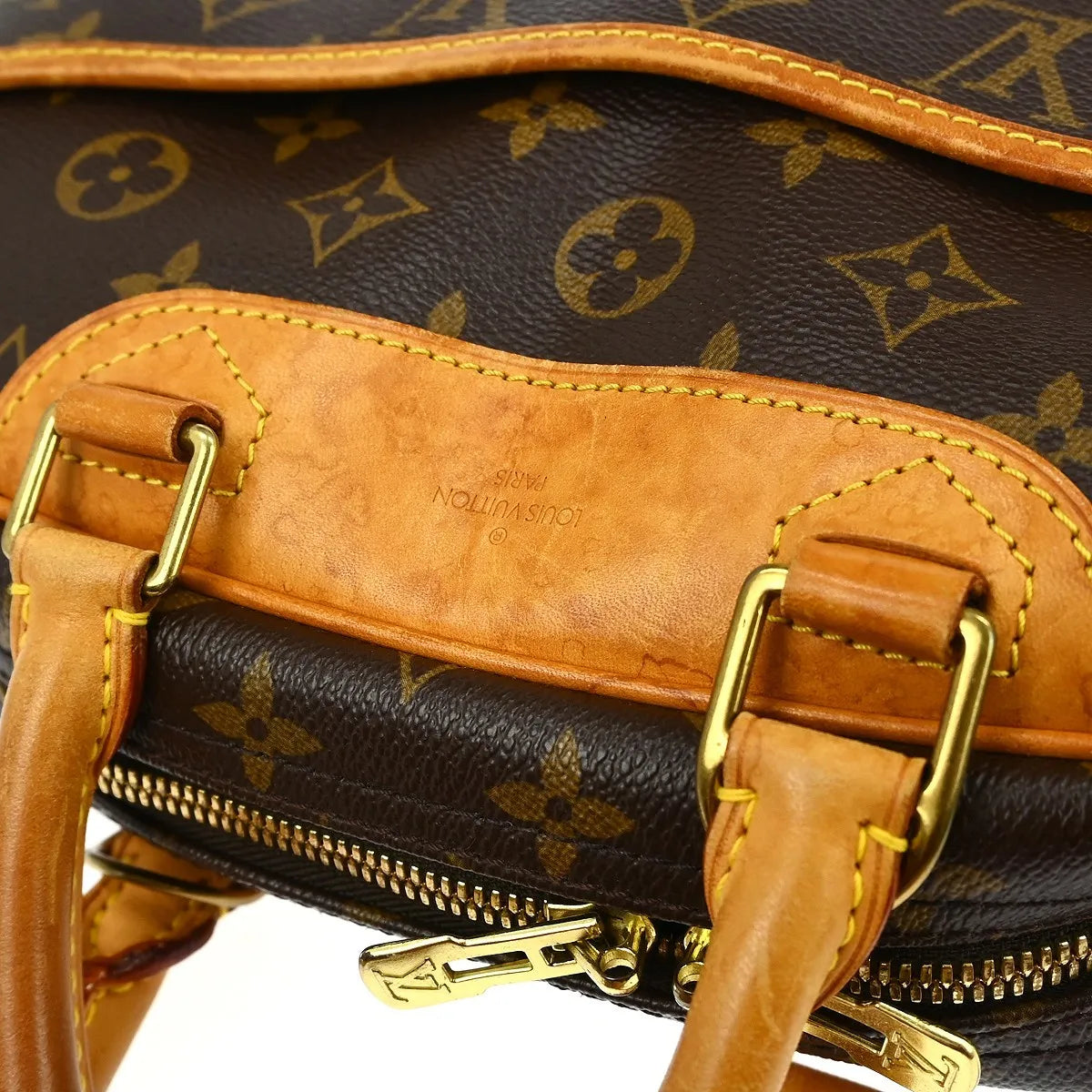 Louis Vuitton Trouville Monogram Canvas, Brown, Canvas, Handbag