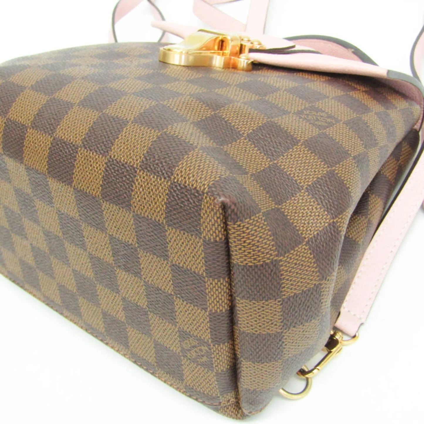 Louis Vuitton Clapton Damier and Leather, Brown, Canvas, Backpack