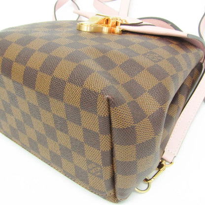 Louis Vuitton Clapton Damier and Leather, Brown, Canvas, Backpack