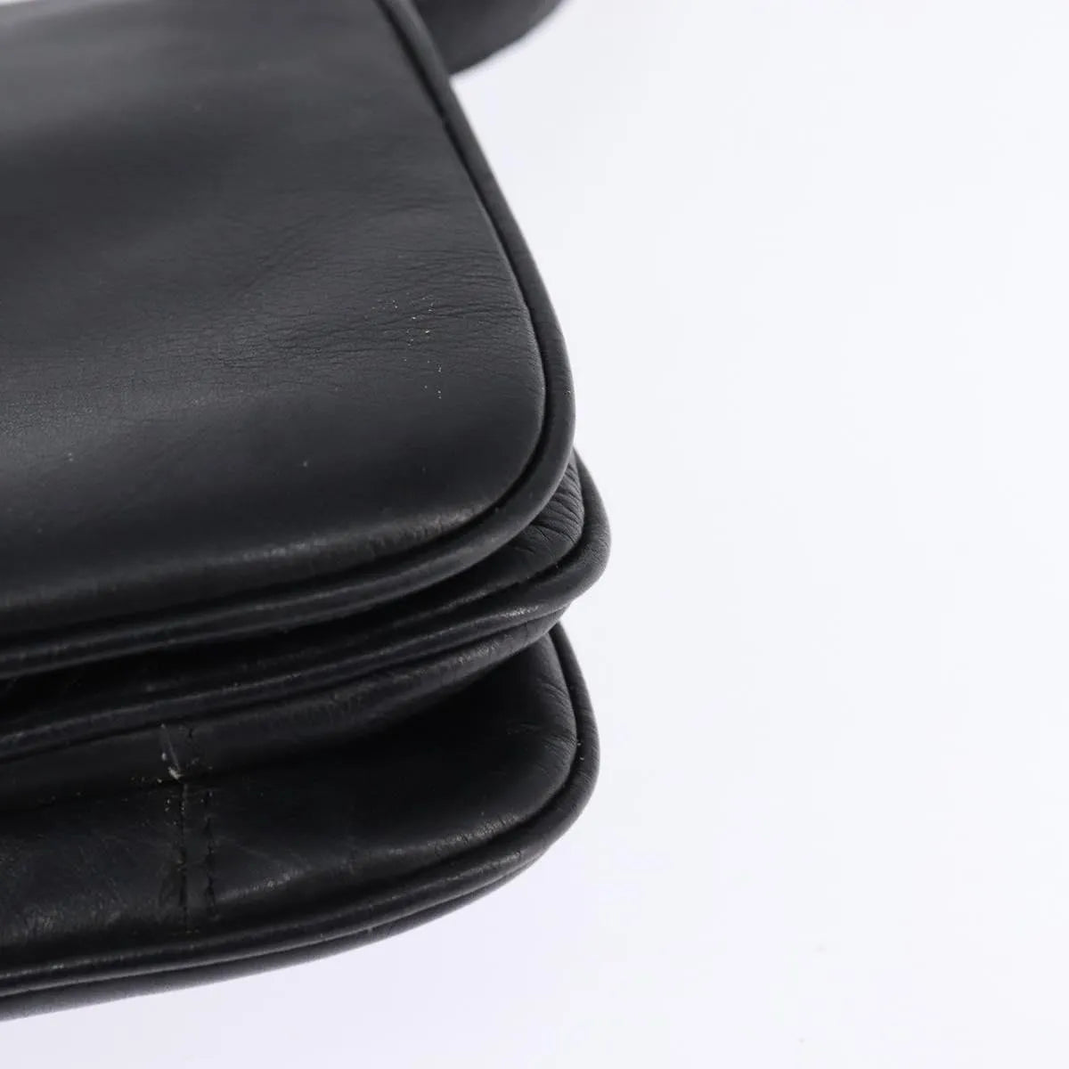 Celine Vintage Leather, Black, Leather, Shoulder Bag