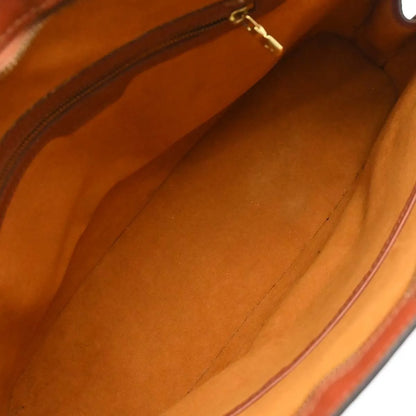 Louis Vuitton Lussac Epi Leather, Brown, Leather, Shoulder Bag