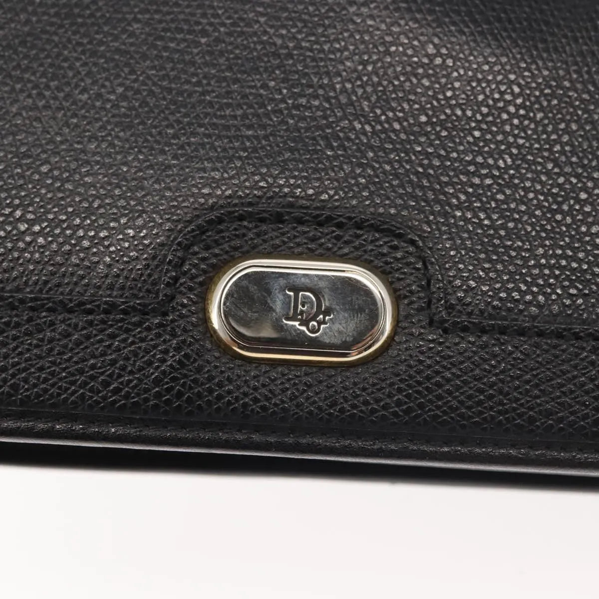 Christian Dior Vintage Leather, Black, Leather, Shoulder Bag