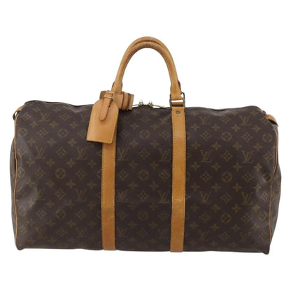 Louis Vuitton Keepall Monogram Canvas, Brown, Canvas, Travel Bag