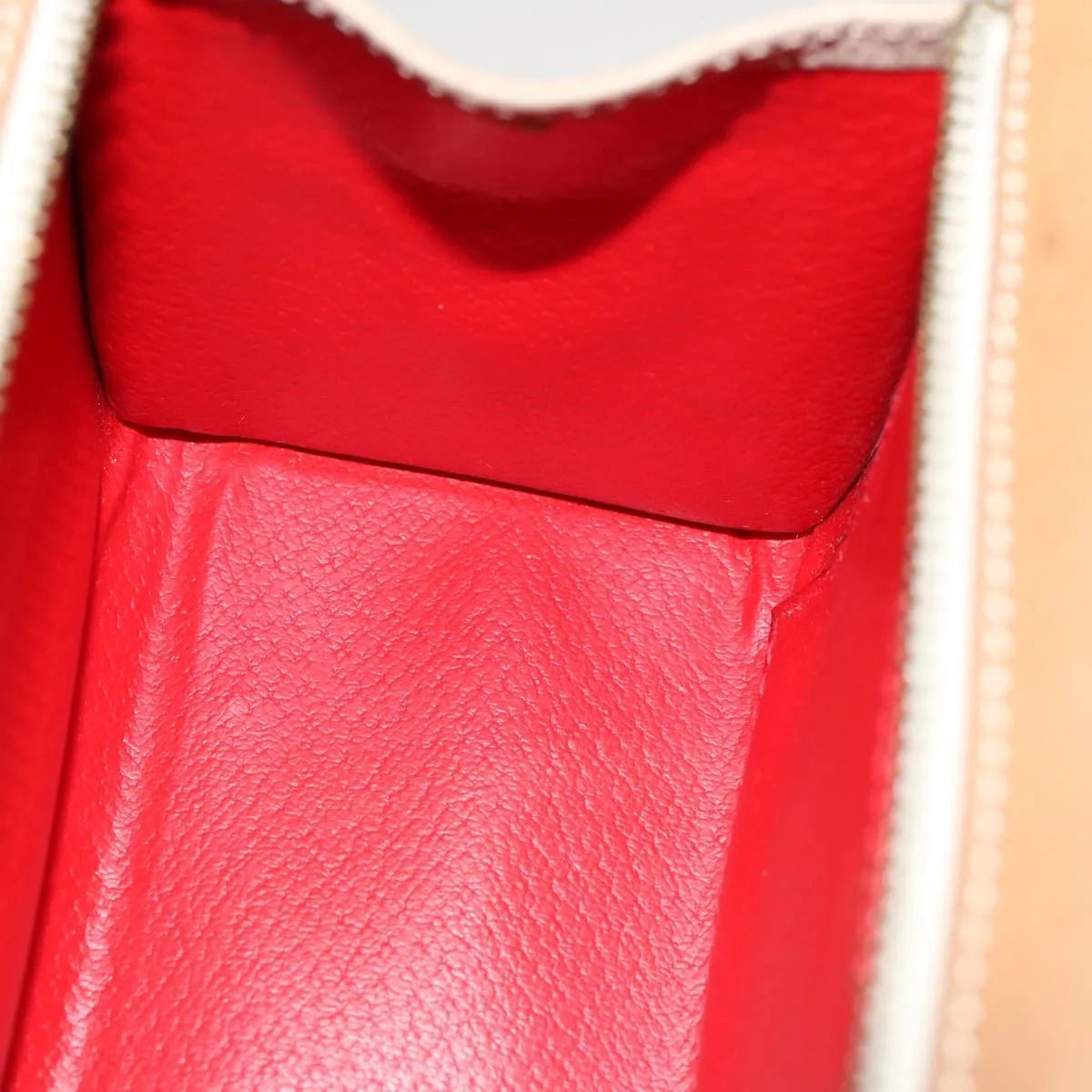 Celine vintage Leather, Beige, Leather, Handbag