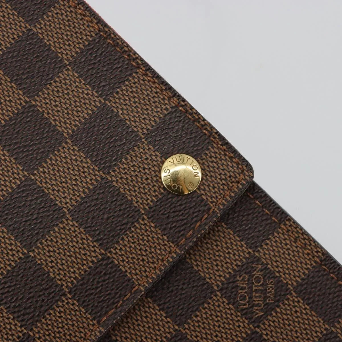 Louis Vuitton Portobello Messenger Damier, Brown, Canvas, Shoulder Bag