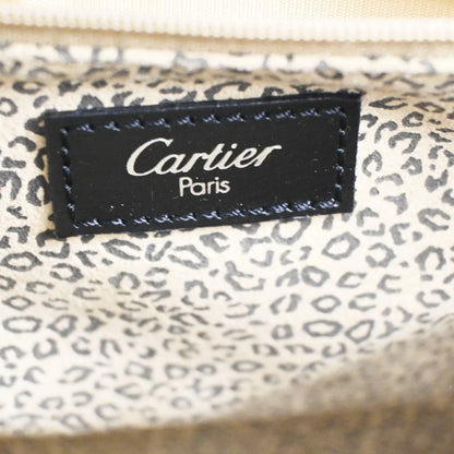 Cartier Panthère Leather, Black, Leather, Handbag