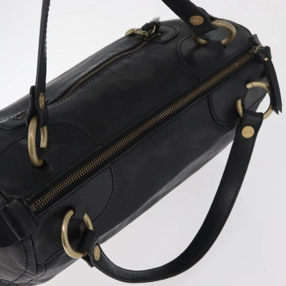 Celine vintage Leather, Black, Leather, Handbag