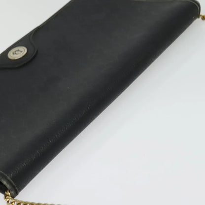 Christian Dior Vintage Honeycomb Canvas, Black, Canvas, Shoulder Bag