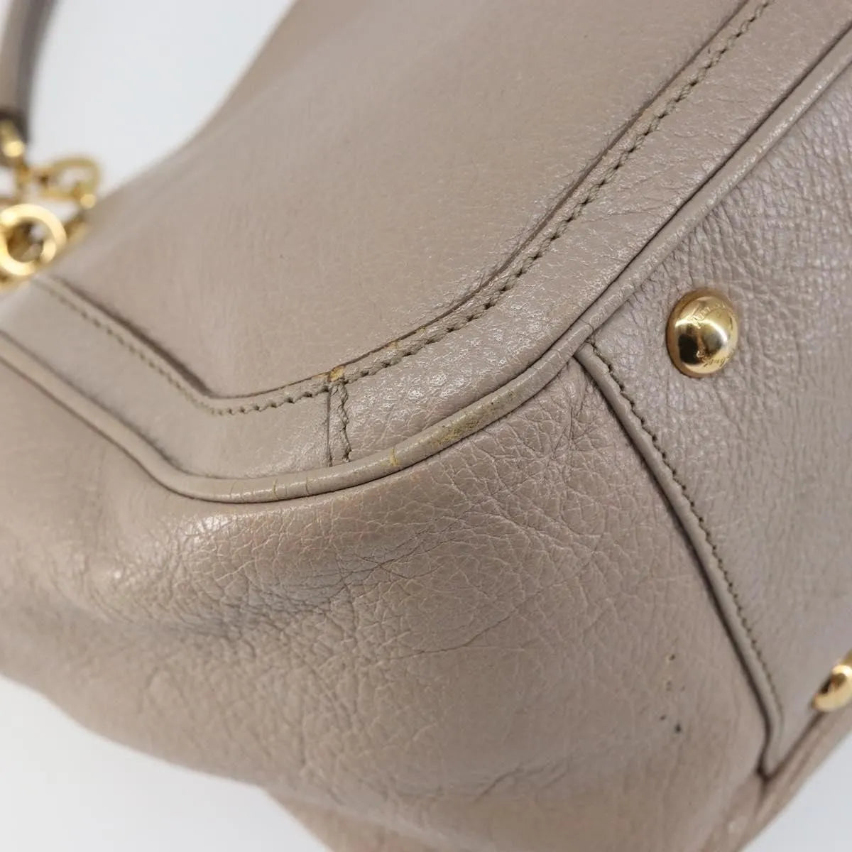 Salvatore Ferragamo Gancini Leather, Pink, Leather, Handbag