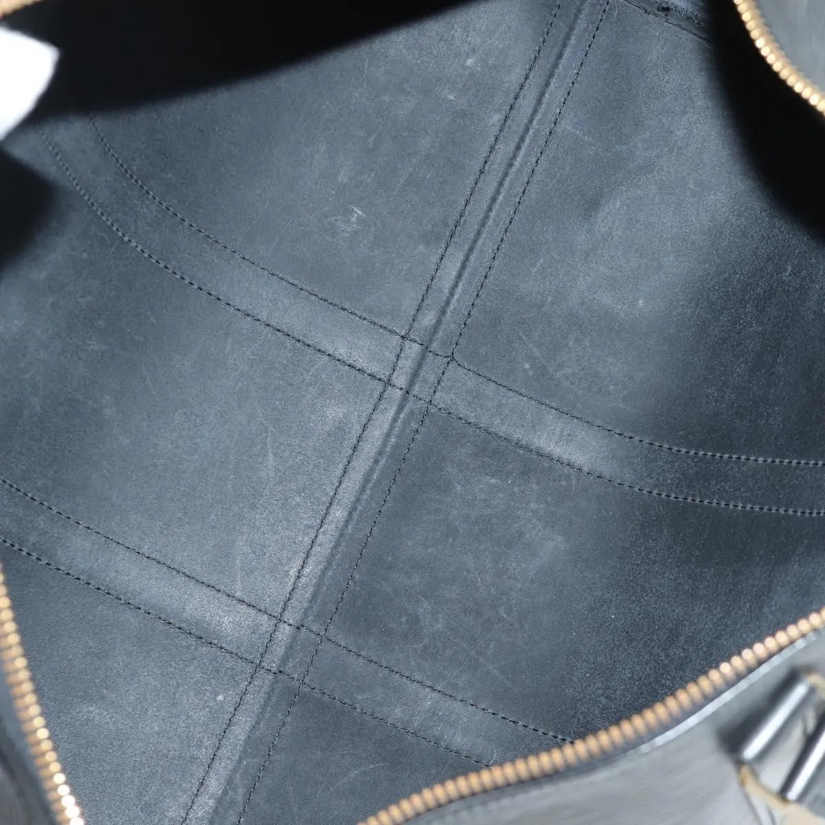 Louis Vuitton Keepall Epi Leather, Black, Leather, Travel Bag