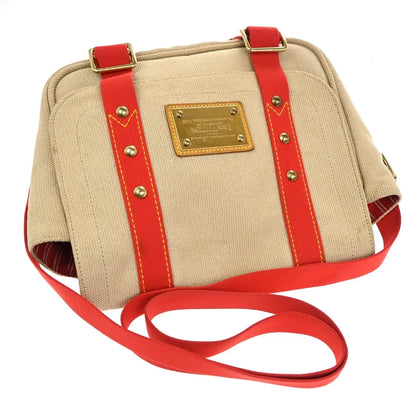 Louis Vuitton Antigua Besace Messenger Canvas, Beige, Canvas, Shoulder Bag