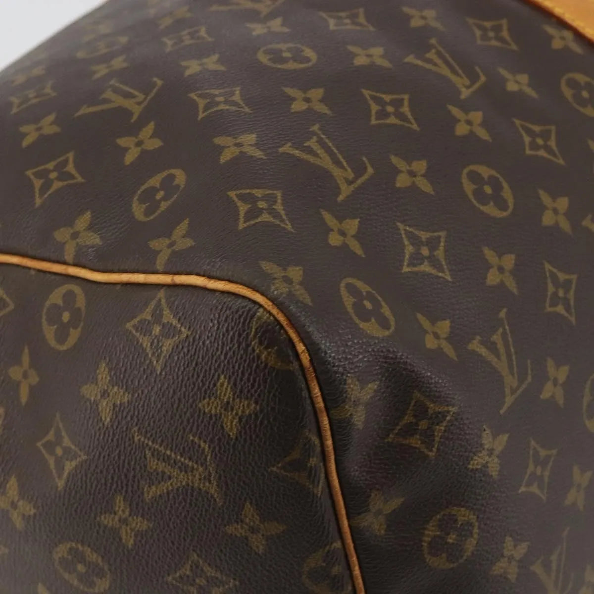 Louis Vuitton Keepall Bandoulière Monogram, Brown, Canvas, Travel Bag