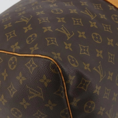 Louis Vuitton Keepall Bandoulière Monogram, Brown, Canvas, Travel Bag