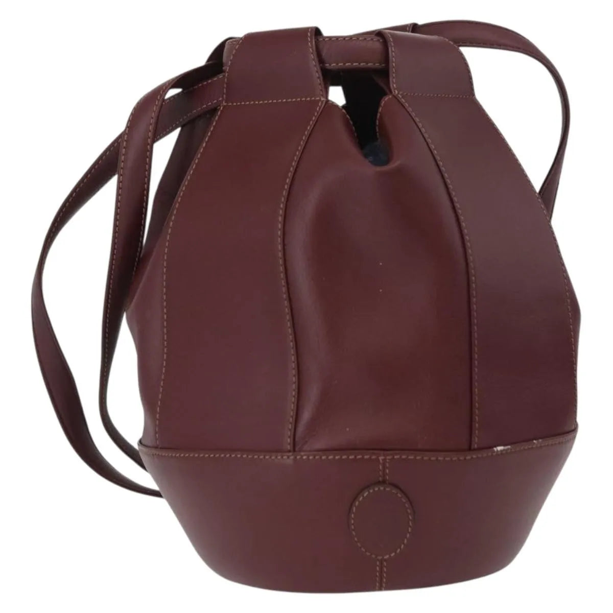 cartier Must de cartier Leather, Burgundy, Leather, Shoulder Bag