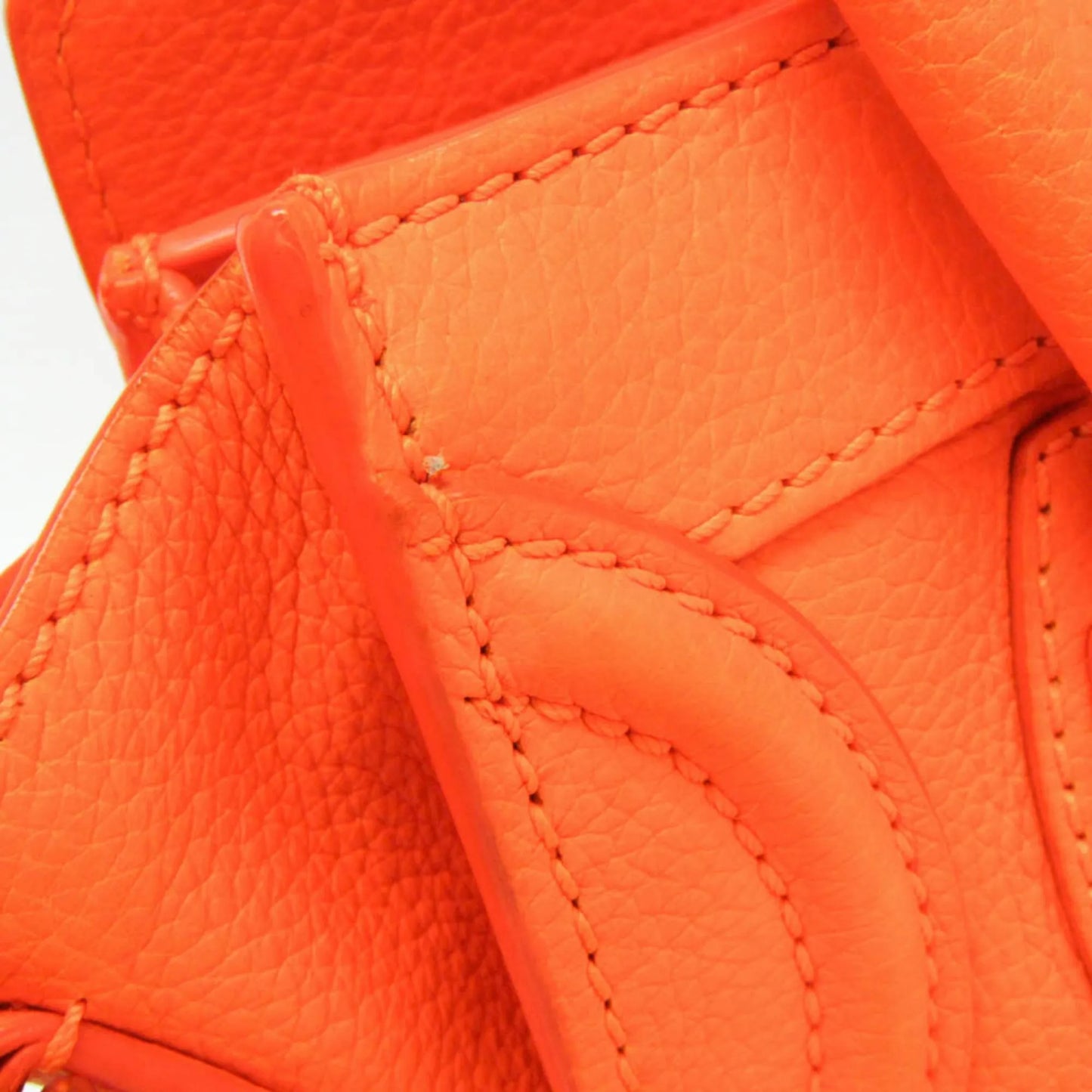 Celine Multicolor Luggage Leather, Orange, Leather, Handbag