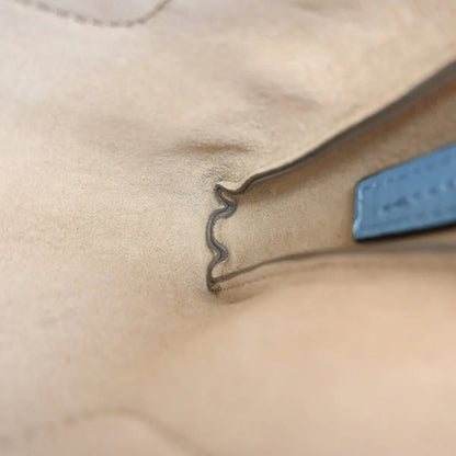 Chloe Faye Leather and Suede, Blue, Leather, Shoulder Bag