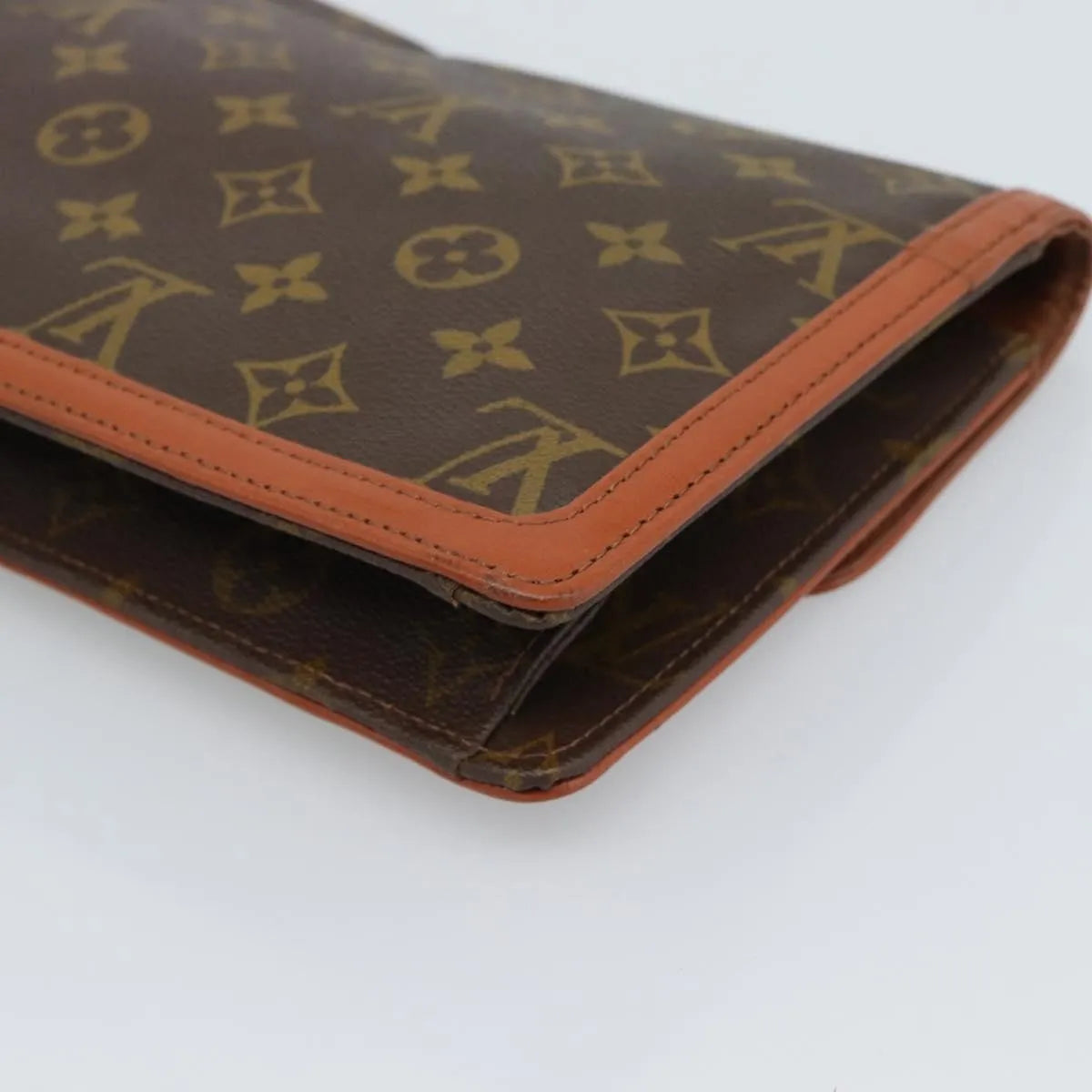 Louis Vuitton Dame Pochette Monogram Canvas, Brown, Canvas, Clutch